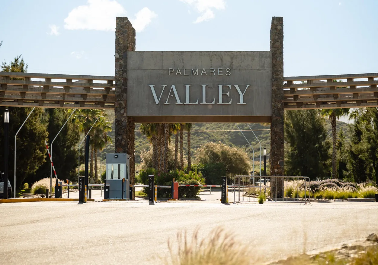 Portal de acceso a Palmares Valley